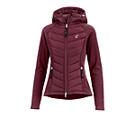 Veste bi-mati�re � capuche  Elisa