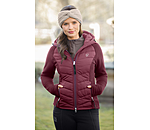 Veste bi-mati�re � capuche  Elisa