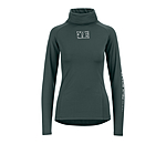 T-shirt col roul� en stretch � manches longues  Performance Jonna