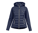 Veste bi-mati�re � capuche  Jolien