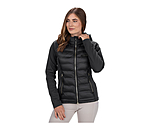 Veste bi-mati�re � capuche  Jolien