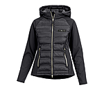 Veste bi-mati�re � capuche  Jolien