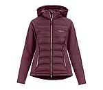 Veste bi-mati�re � capuche  Jolien