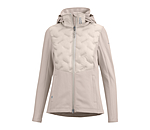 Veste bi-mati�re � capuche  Lina