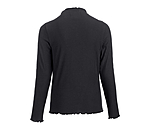 T-shirt � manches longues en maille c�tel�e pour enfant  Rita
