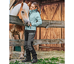 Tenue  Veste softshell respirante avec capuche amovible en menthe clair