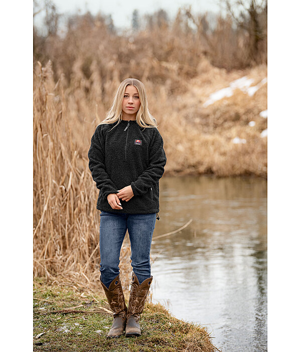 Sweat � capuche en sherpa  Cassy