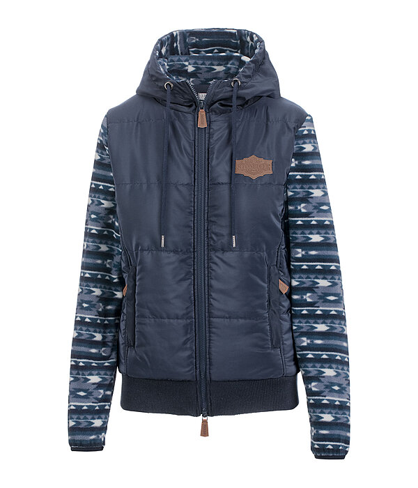 Veste bi-matire en polaire  Sally