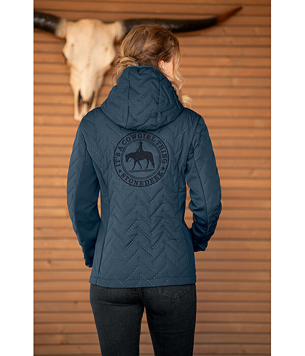 Veste matelasse bi-matire  Eve