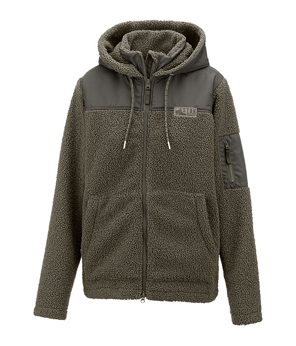 Veste bi-mati�re en polaire Teddy  Chayton