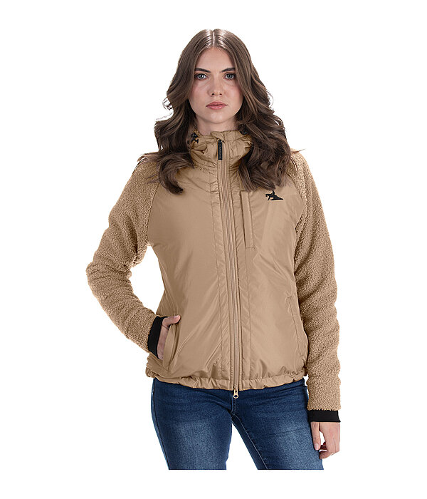 Veste bi-mati�re en polaire Teddy  Jordan