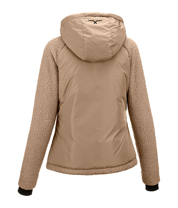Veste bi-mati�re en polaire Teddy  Jordan