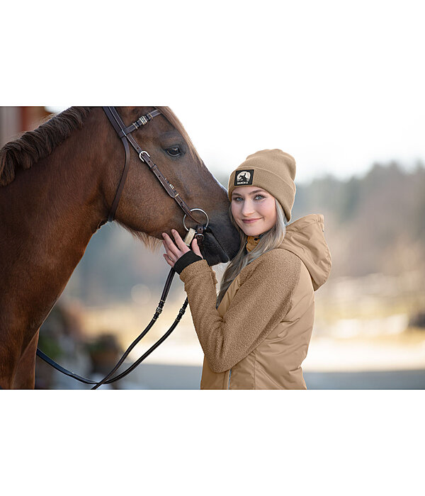 Veste bi-mati�re en polaire Teddy  Jordan