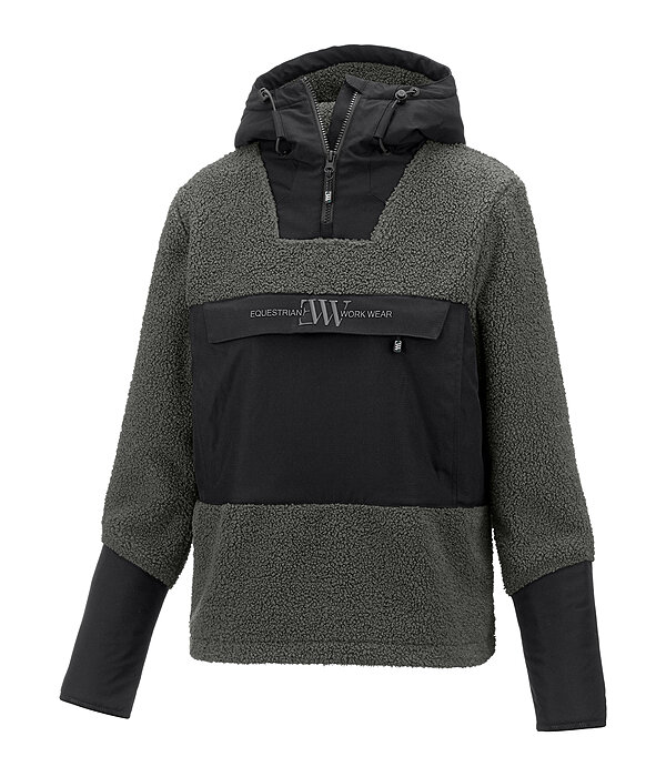 Sweat � capuche en polaire sherpa