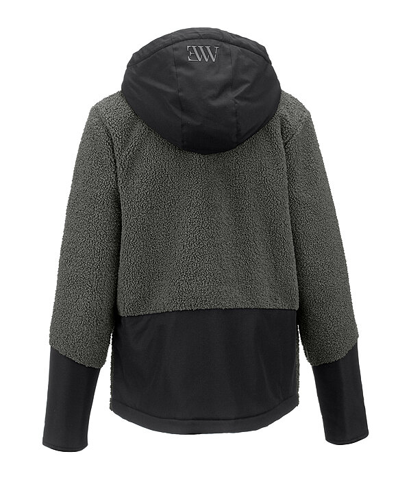 Sweat � capuche en polaire sherpa