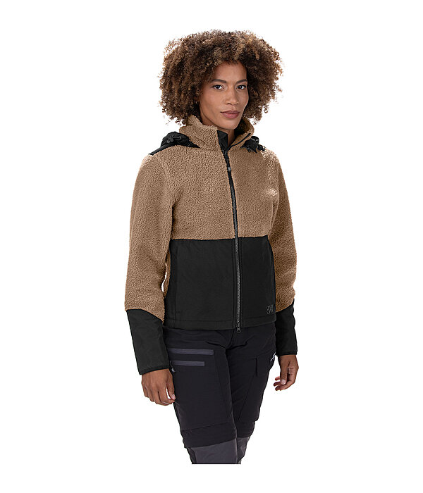 Sweat � capuche en polaire sherpa avec capuche amovible