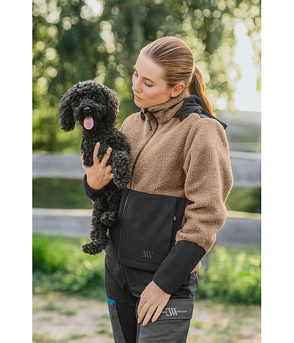 Sweat � capuche en polaire sherpa avec capuche amovible