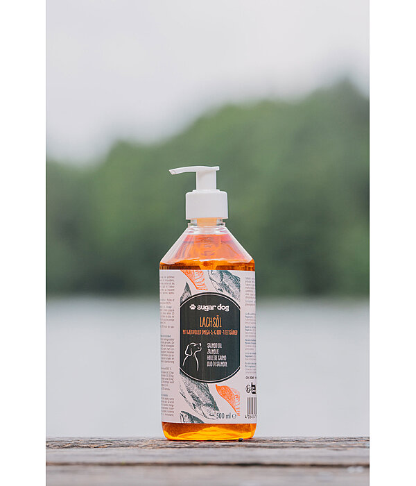 Huile de saumon pour chien
