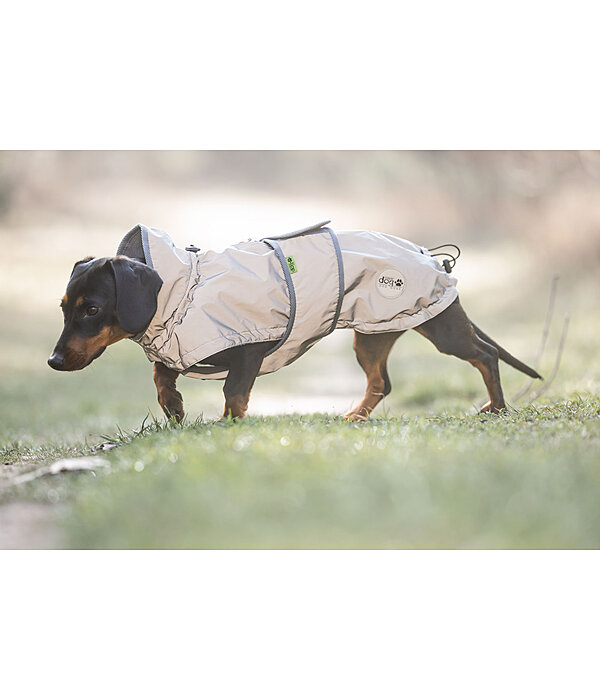 Manteau r�fl�chissant avec doublure en polaire pour teckel  George