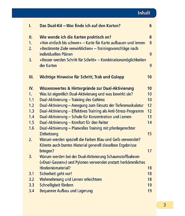 Geitners Dual-Kit + 30 cartes avec parcours et conseils d'entra�nement&nbsp;