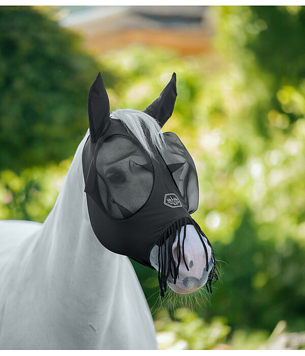 Masque anti-mouches avec fermeture  glissire et protge-naseaux  Stretch Comfort