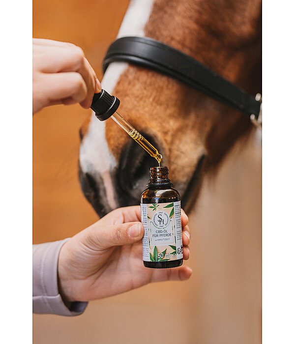 Huile de CBD 25 % pour chevaux