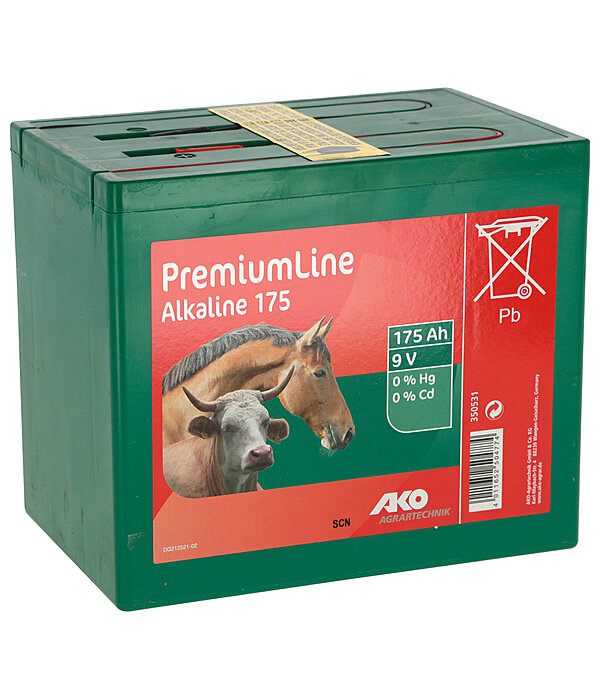 Pile alcaline 9 V 175 Ah