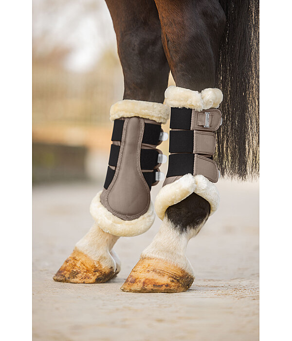 Gu�tres de dressage en polaire Teddy  Essential (post�rieurs)