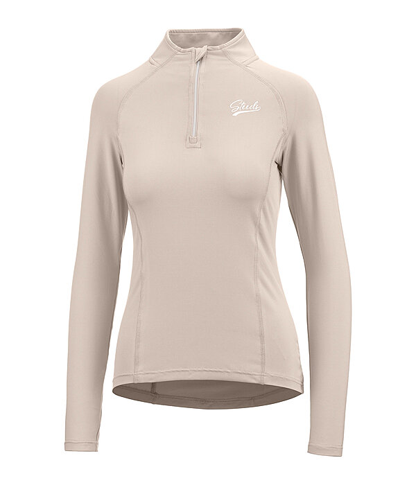 T-shirt technique zipp  manches longues  Lea