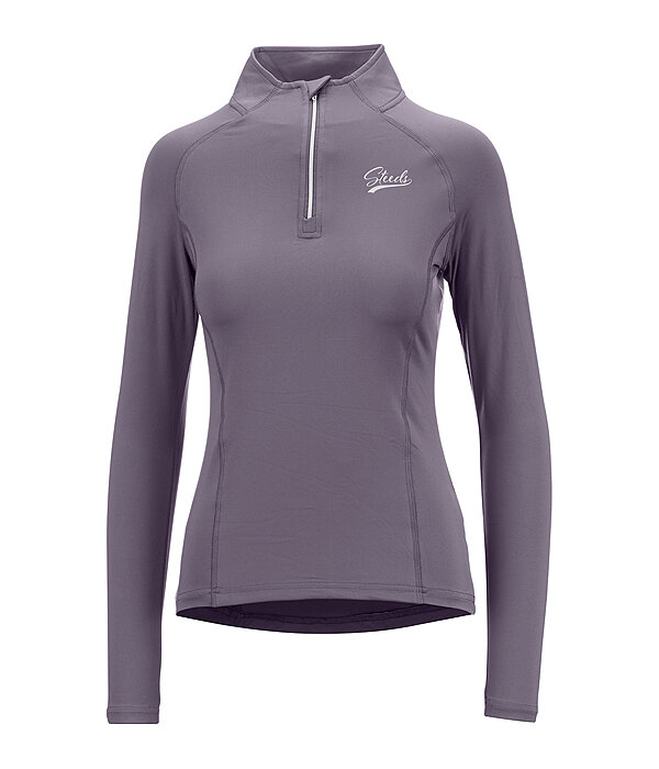 T-shirt technique zipp� � manches longues  Lea