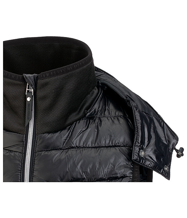 Gilet d'quitation bi-matire  capuche  Elisa