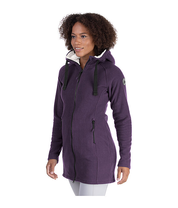 Manteau polaire  capuche  Greta