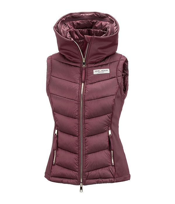 Gilet d'quitation bi-matire softshell  capuche  Katlyn