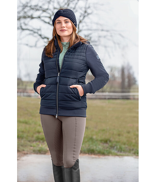 Veste d'quitation bi-matire en softshell  Yola