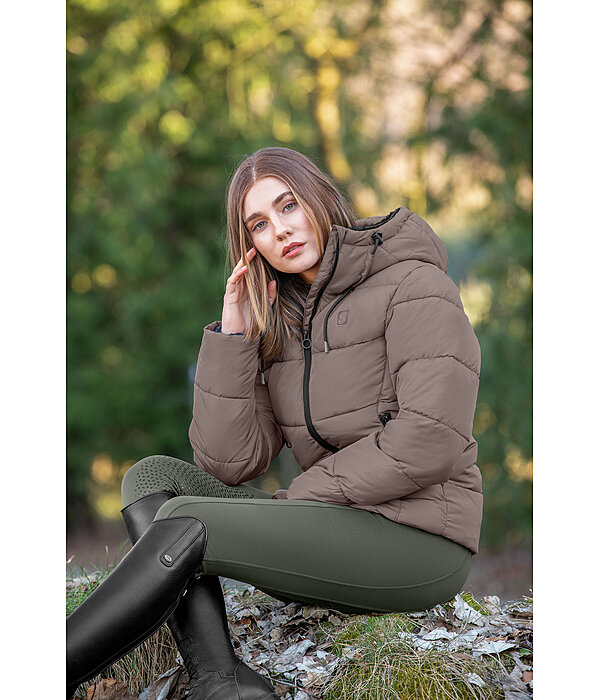 Veste d'quitation matelasse  capuche  Leela II