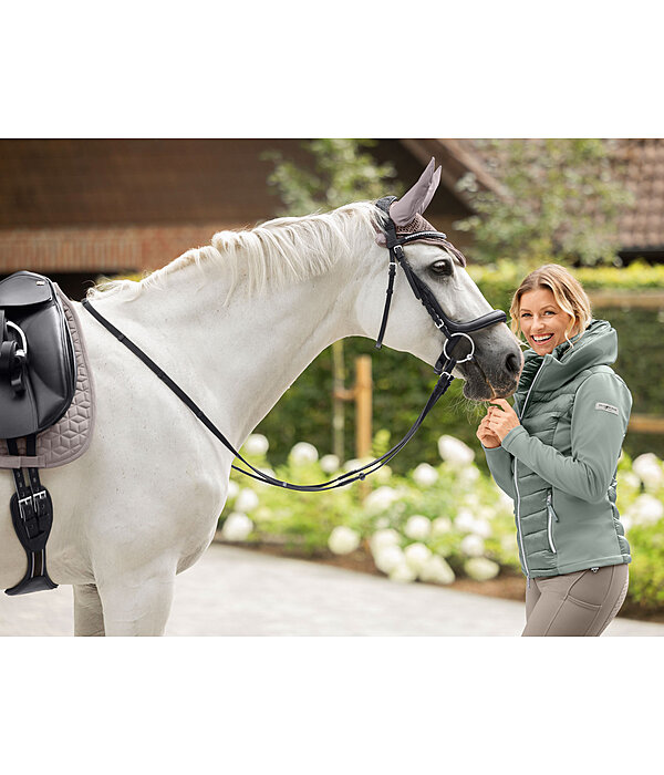 Veste d'�quitation bi-mati�re � capuche  Cora