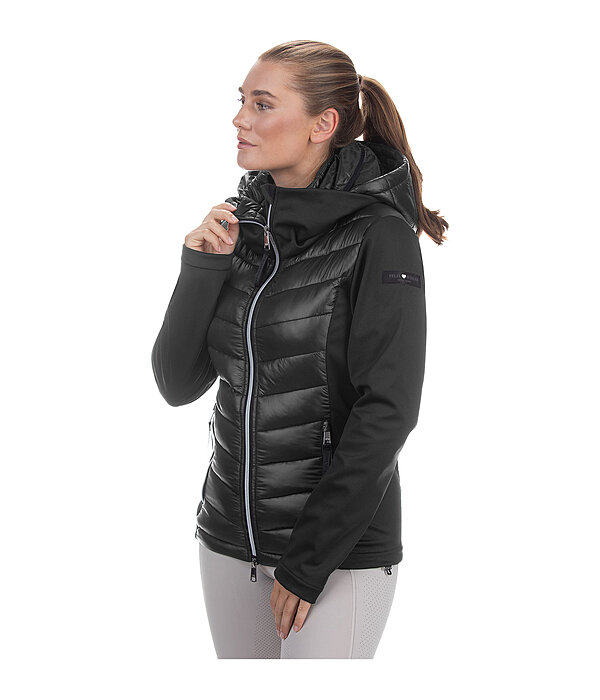Veste d'quitation bi-matire  capuche  Cora