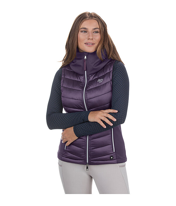 Gilet d'quitation bi-matire  capuche  Zoey