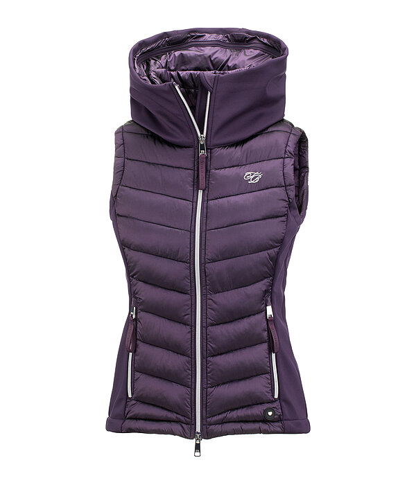 Gilet d'quitation bi-matire  capuche  Zoey