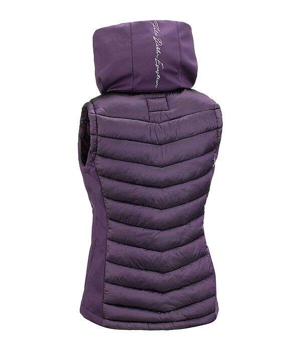Gilet d'quitation bi-matire  capuche  Zoey