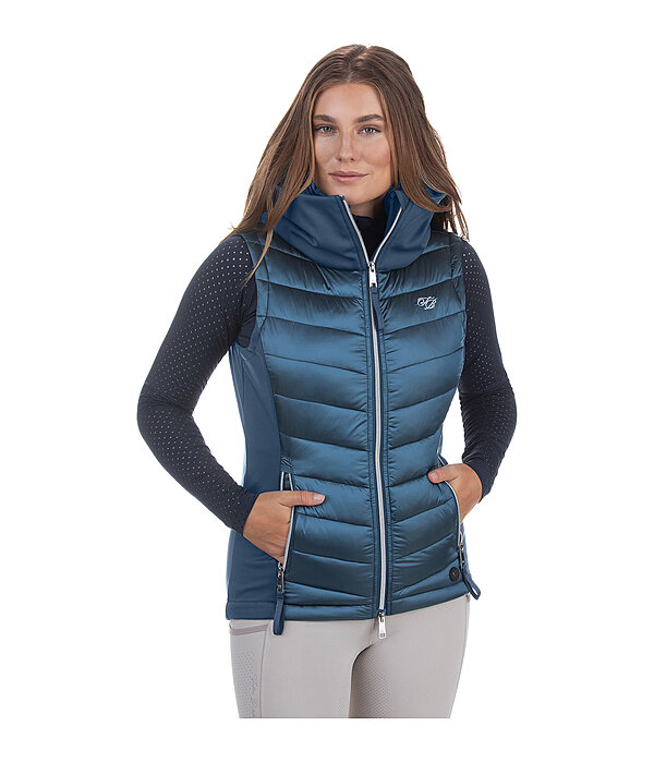 Gilet d'quitation bi-matire  capuche  Zoey
