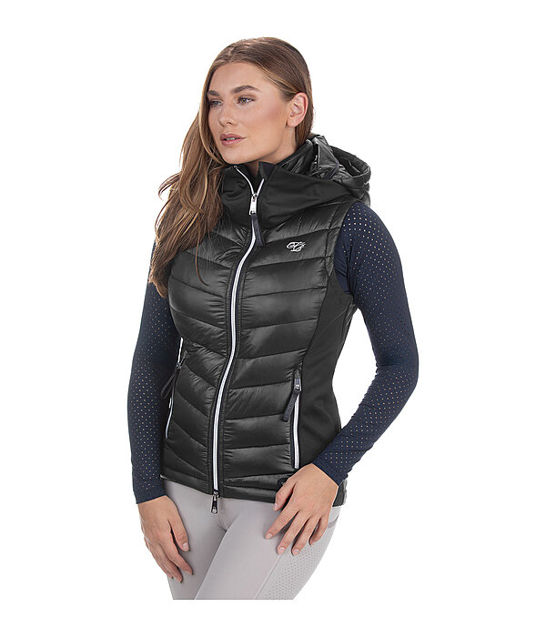 Gilet d'quitation bi-matire  capuche  Zoey