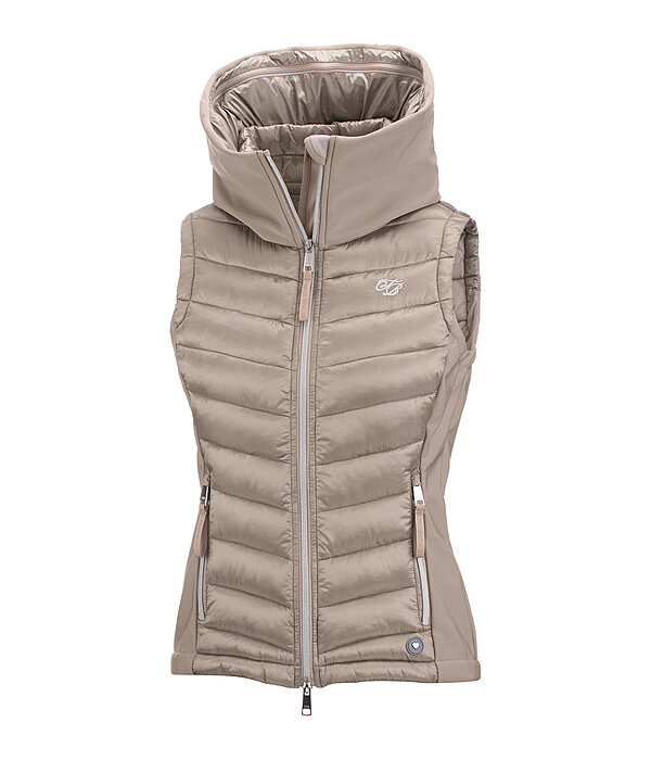 Gilet d'quitation bi-matire  capuche  Zoey