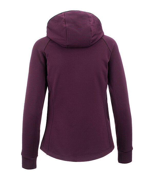 Veste stretch bi-matire  capuche  Lene