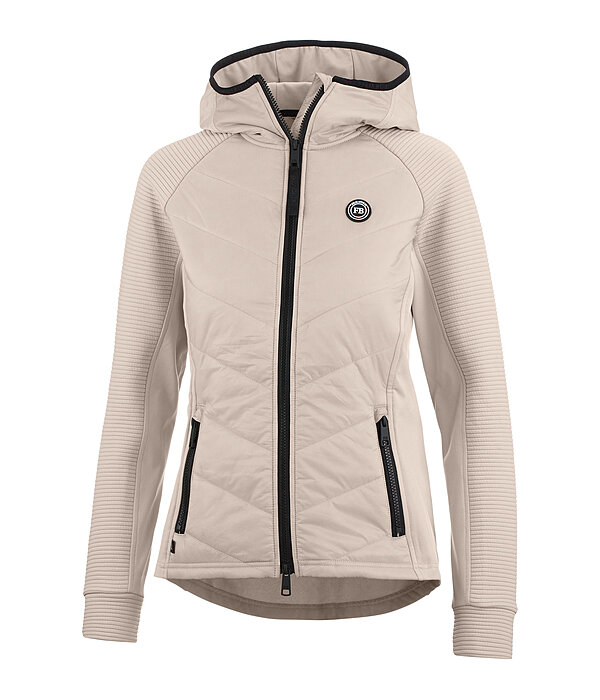 Veste stretch bi-matire  capuche  Lene