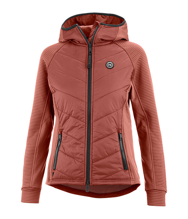 Veste stretch bi-mati�re � capuche  Lene