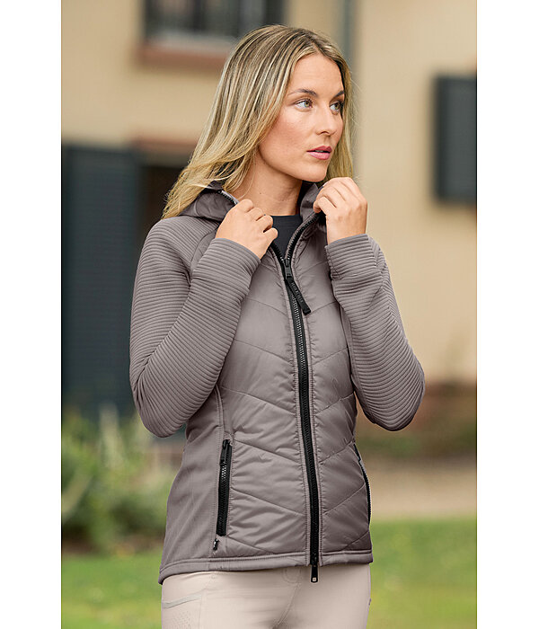 Veste stretch bi-mati�re � capuche  Lene