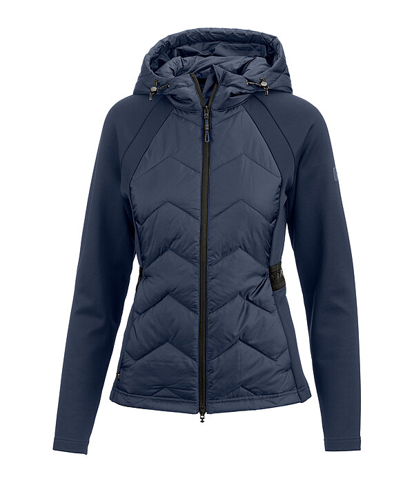 Veste bi-matire  capuche  Megan