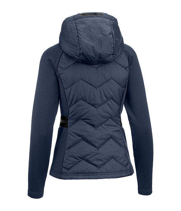 Veste bi-matire  capuche  Megan