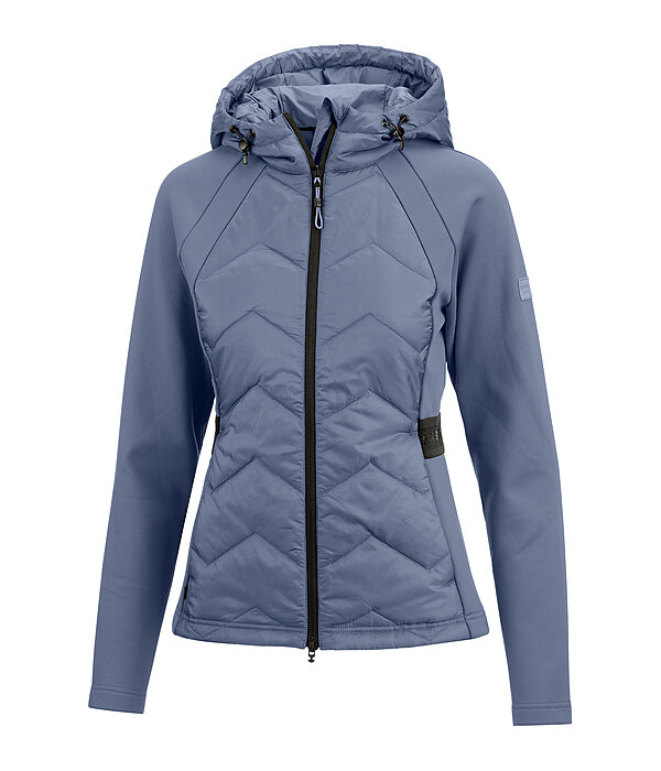 Veste bi-matire  capuche  Megan